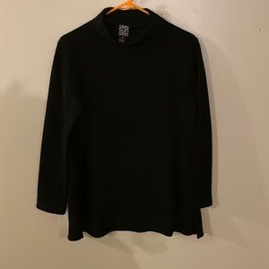 Clara Sunwoo Large Black Turtleneck Sweater